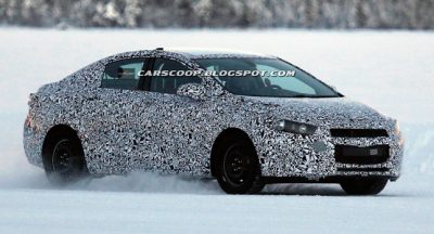 Scoop Chevrolet Cruze Sedan Spotted For The First Time Carscoops