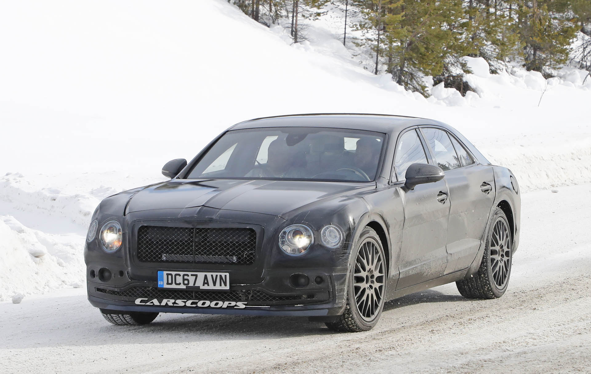 Bentleys New Flying Spur Looks To Get In On The Plug In Hybrid Action