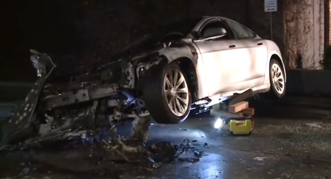 Tesla Investigating Model S That Caught Fire After Being Towed Carscoops