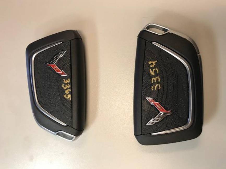 2020 Chevrolet Corvette C8 Key Fob Shows New Logo Via FCC Filing