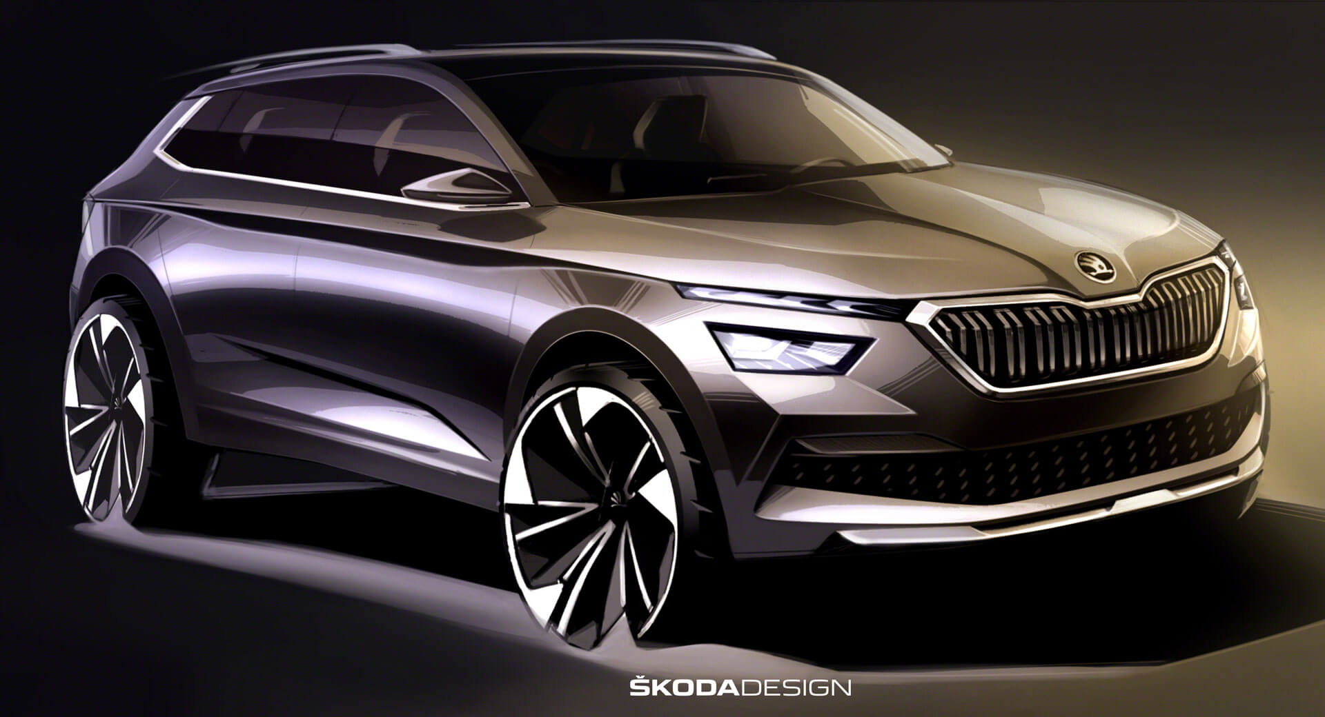 Skoda Releases First Sketches And Video Of Kamiq Subcompact SUV Carscoops