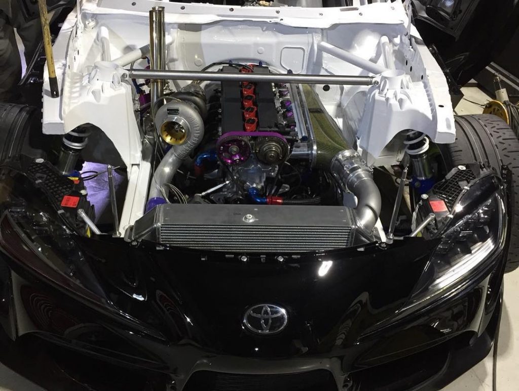 Worlds First 2JZ Swapped 2020 Toyota GR Supra A90 Is A Reality Carscoops