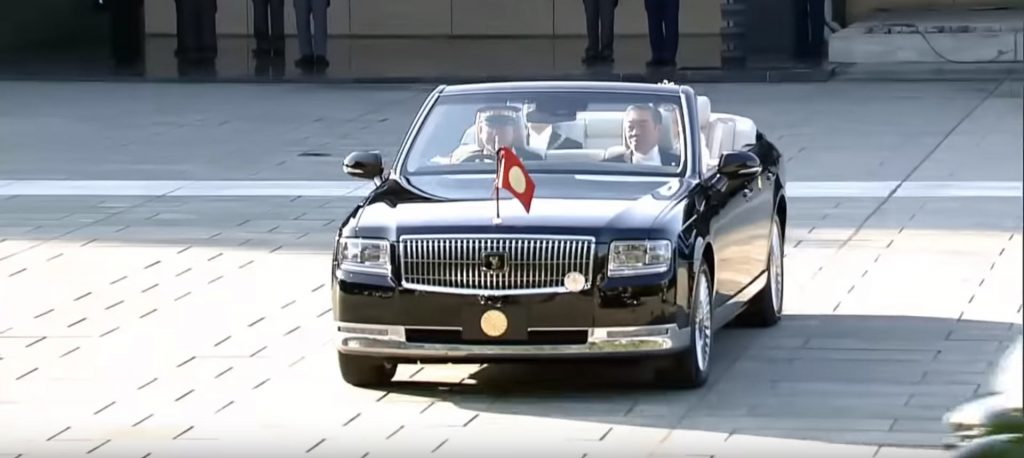 Toyota Century Convertible Bows At Emperor Naruhitos Coronation