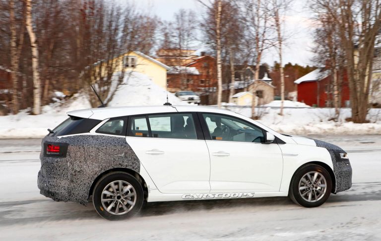 Renault Megane Facelift Spied Hiding New Face As It Heads To