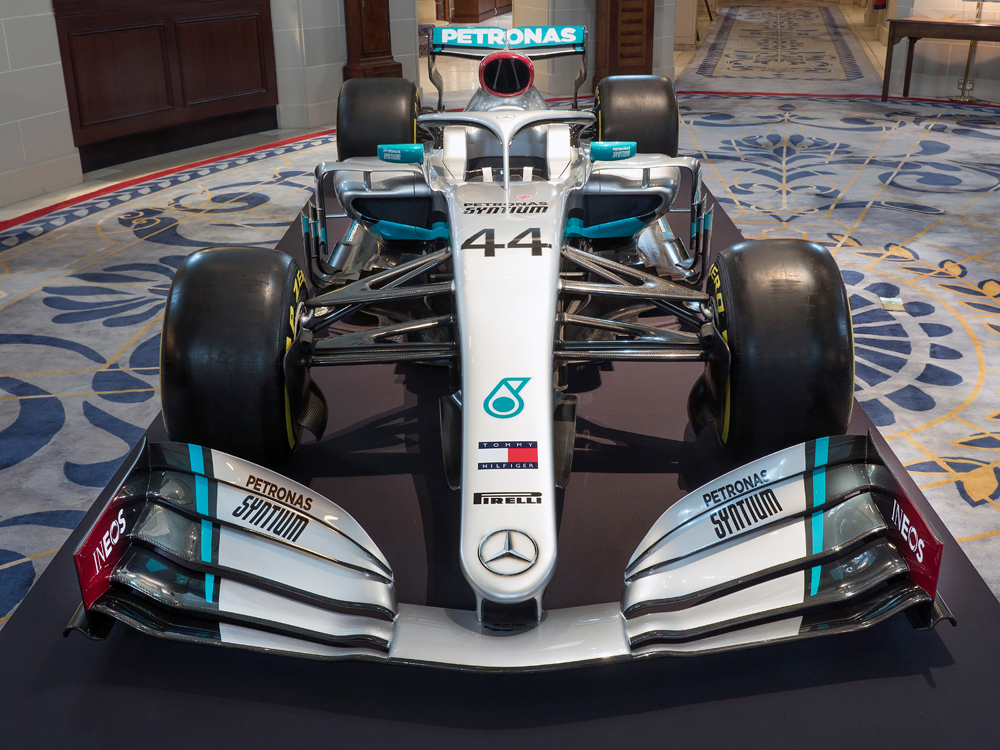 Mercedes AMG Petronas Unveils 2020 F1 Livery Using 2019 Car Carscoops