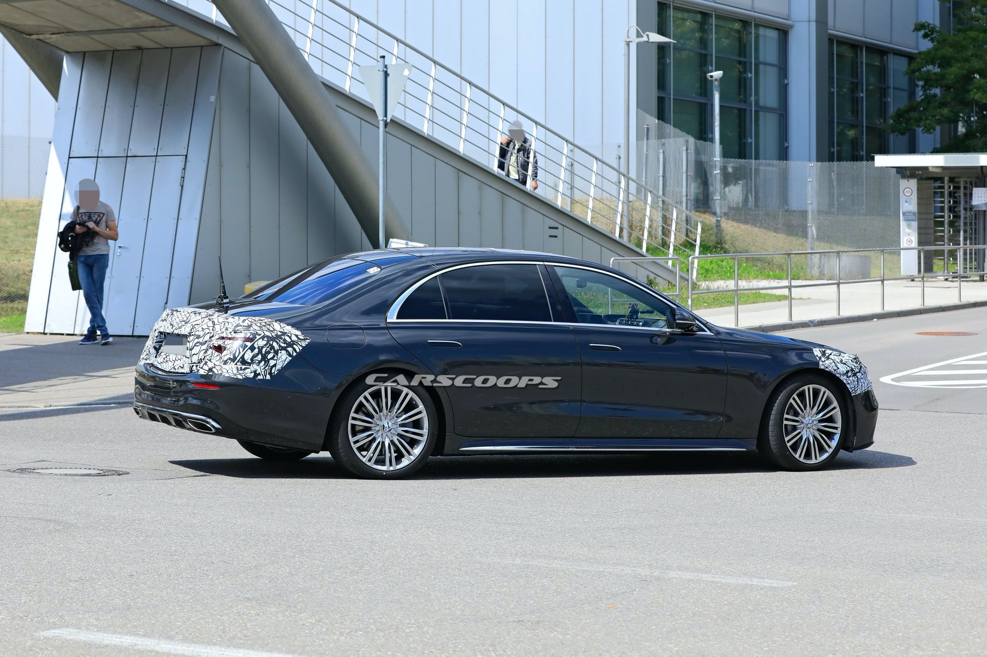 Barely Disguised Mercedes S Class Looks Stately In Long Wheelbase