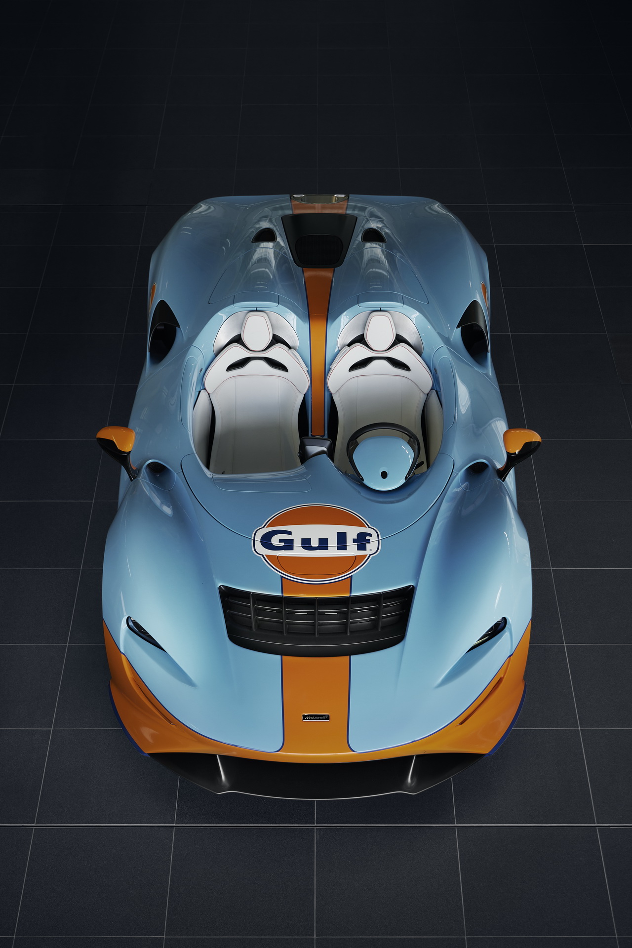 Mclaren Mso Debuts Gulf Theme For Elva Roadster Carscoops