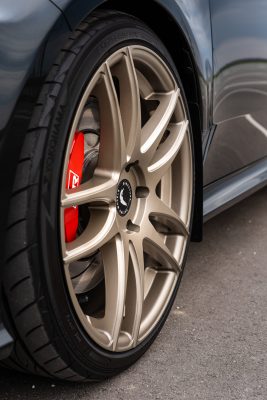 Bronze Wheels Complete This Blacked Out Toyota Gr Yaris Carscoops