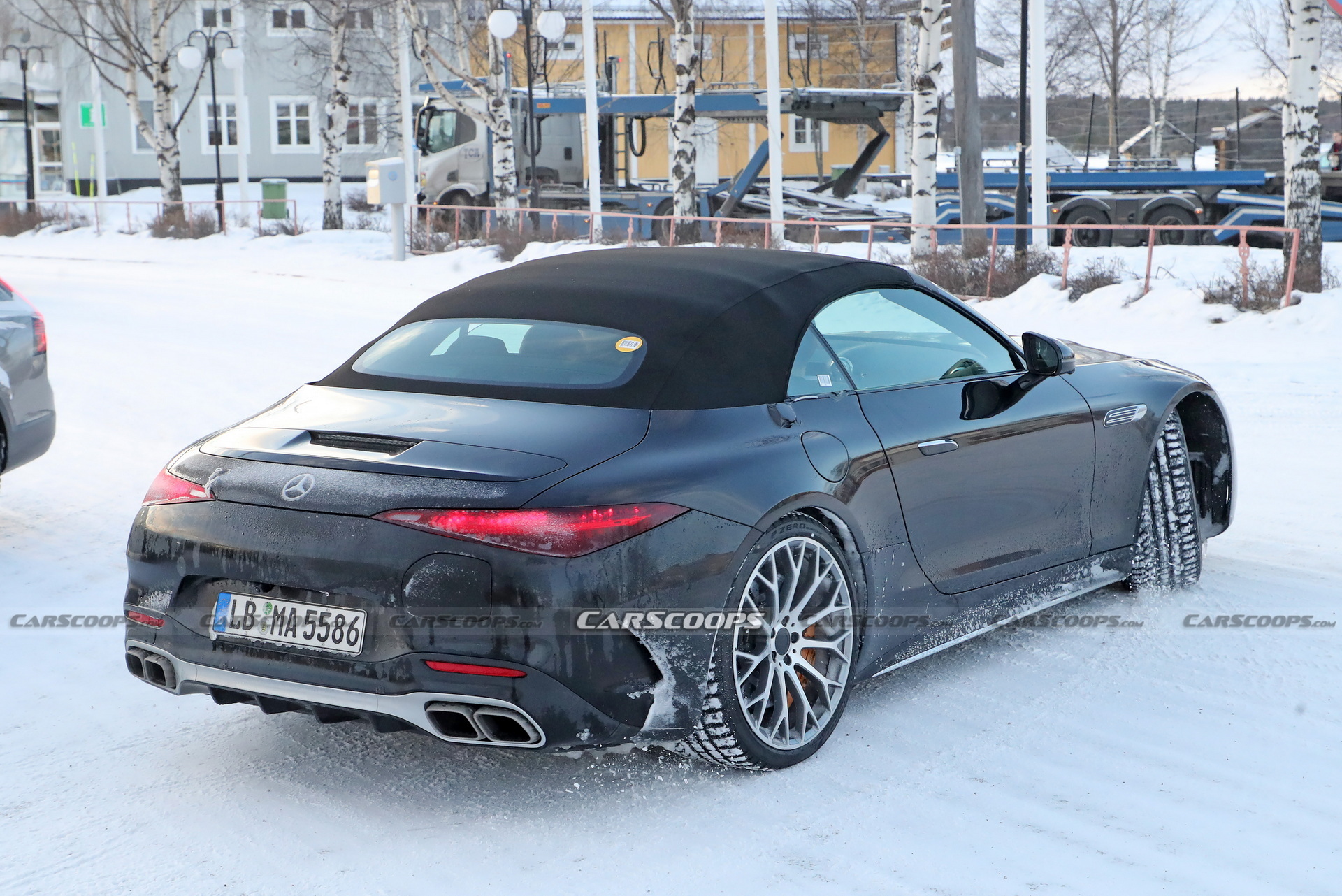 Mercedes Amg Sl E Performance Plug In Hybrid Spied Looking