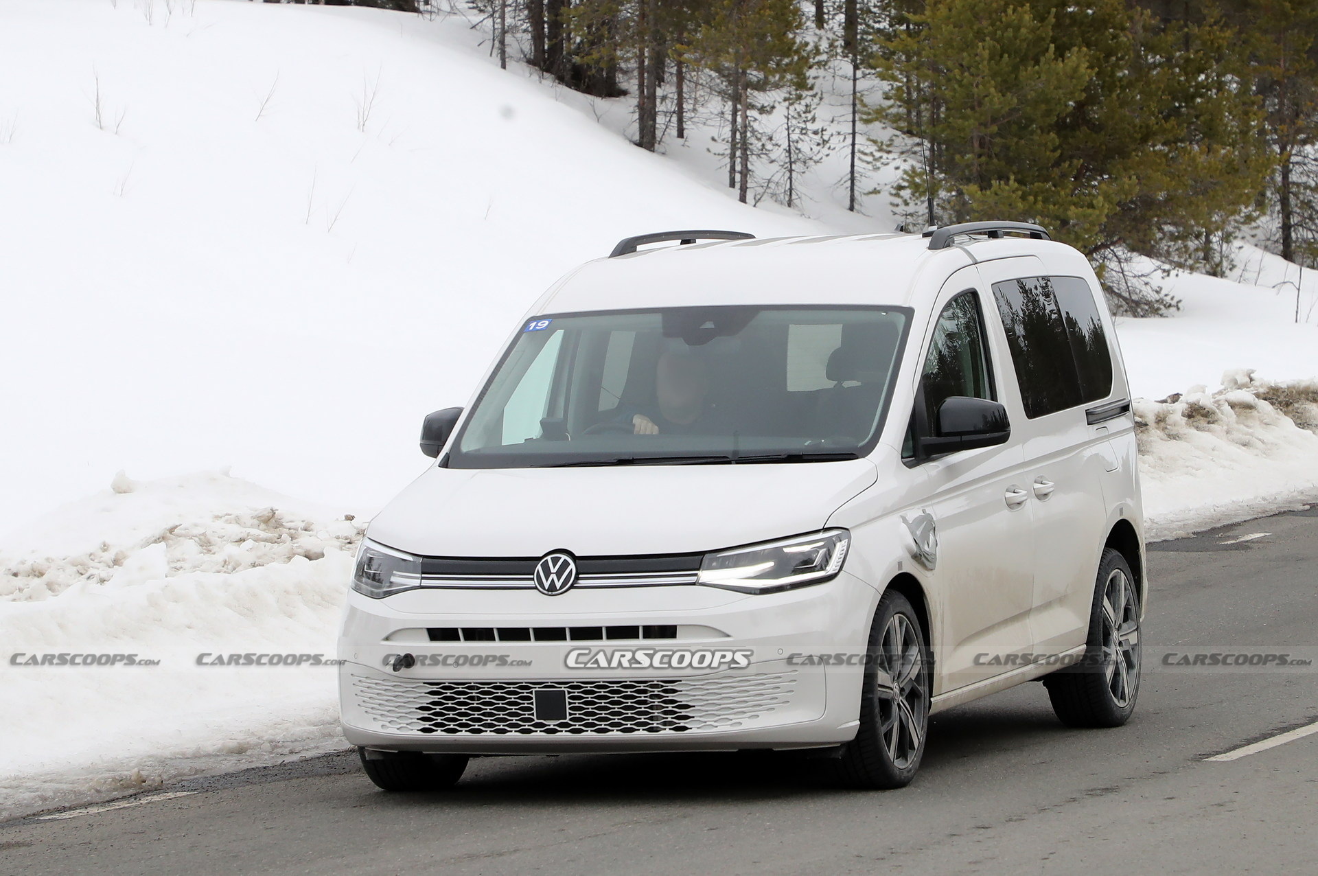 2023 VW Caddy EHybrid Spied Without Camouflage In Short And Long