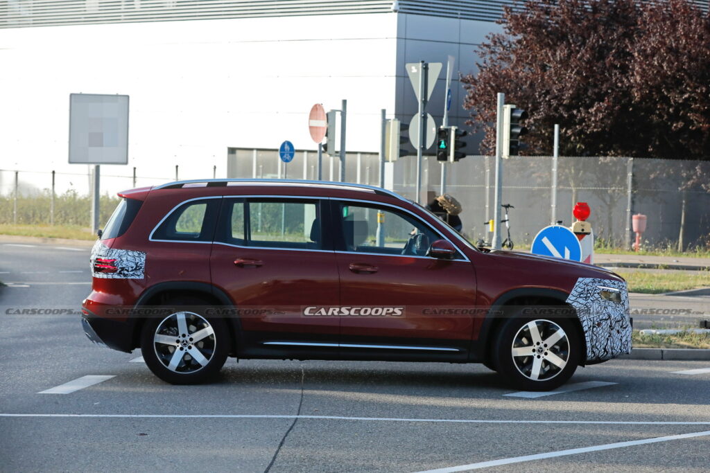 Mercedes Benz Glb Facelift Makes Spy Debut Expected To Arrive In