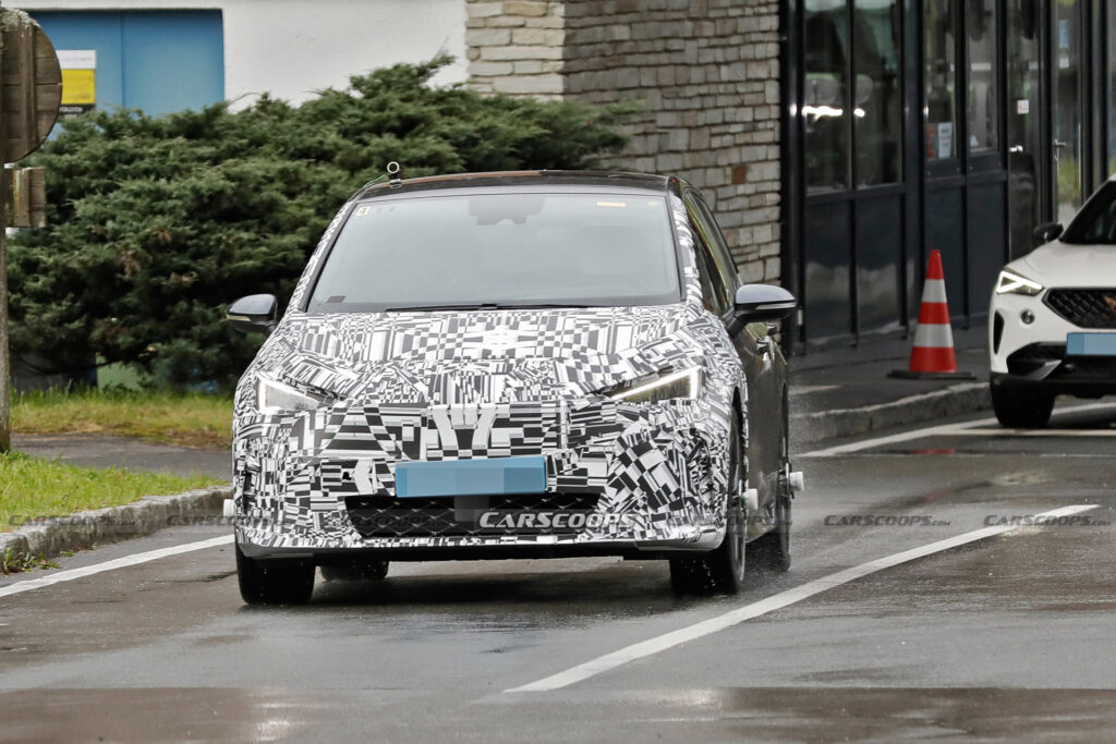 Cupra Born EV Spied Looks Like Its Getting An Early Facelift Carscoops