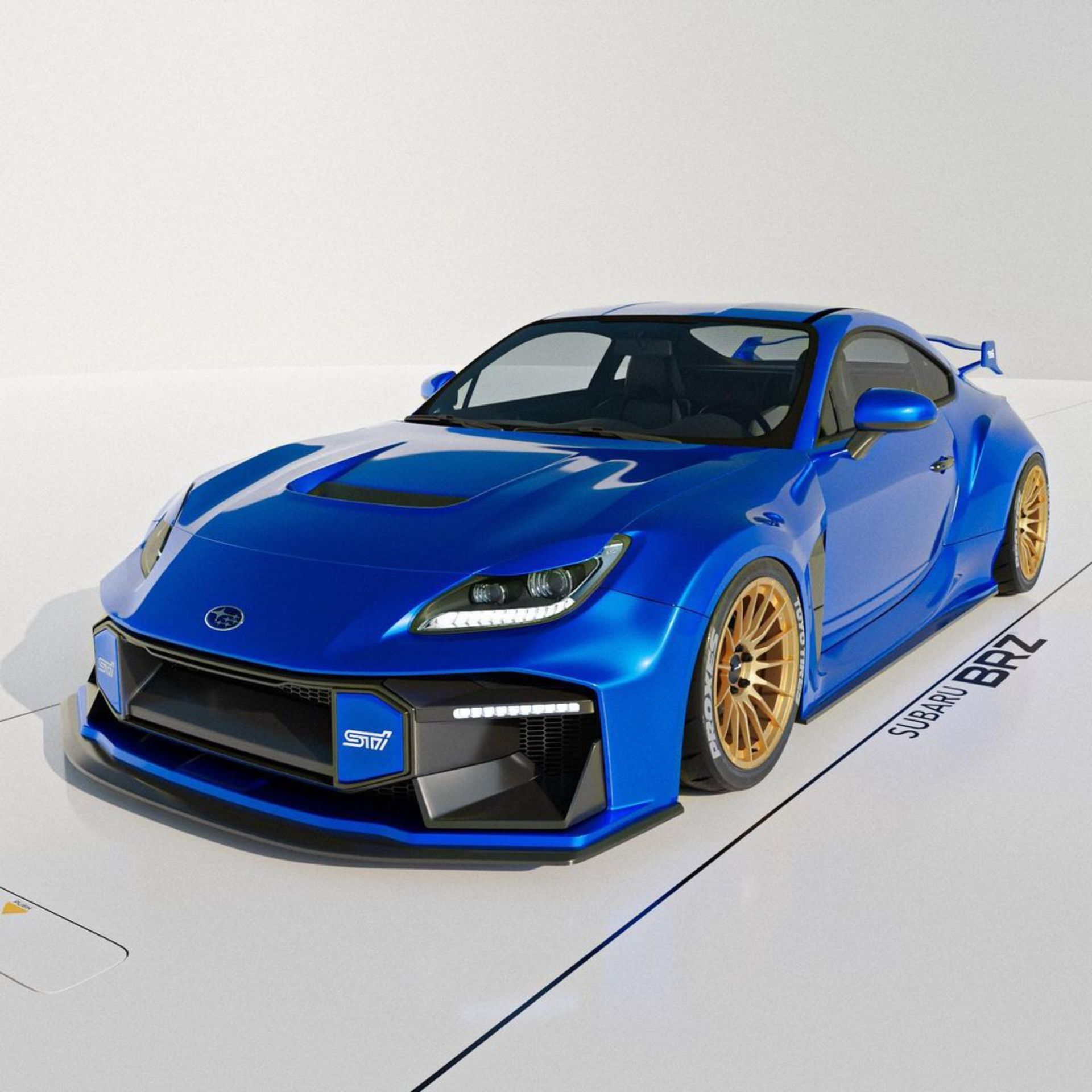 A Subaru Brz Sti Aint Happening But This Designer Rendered A Widebody