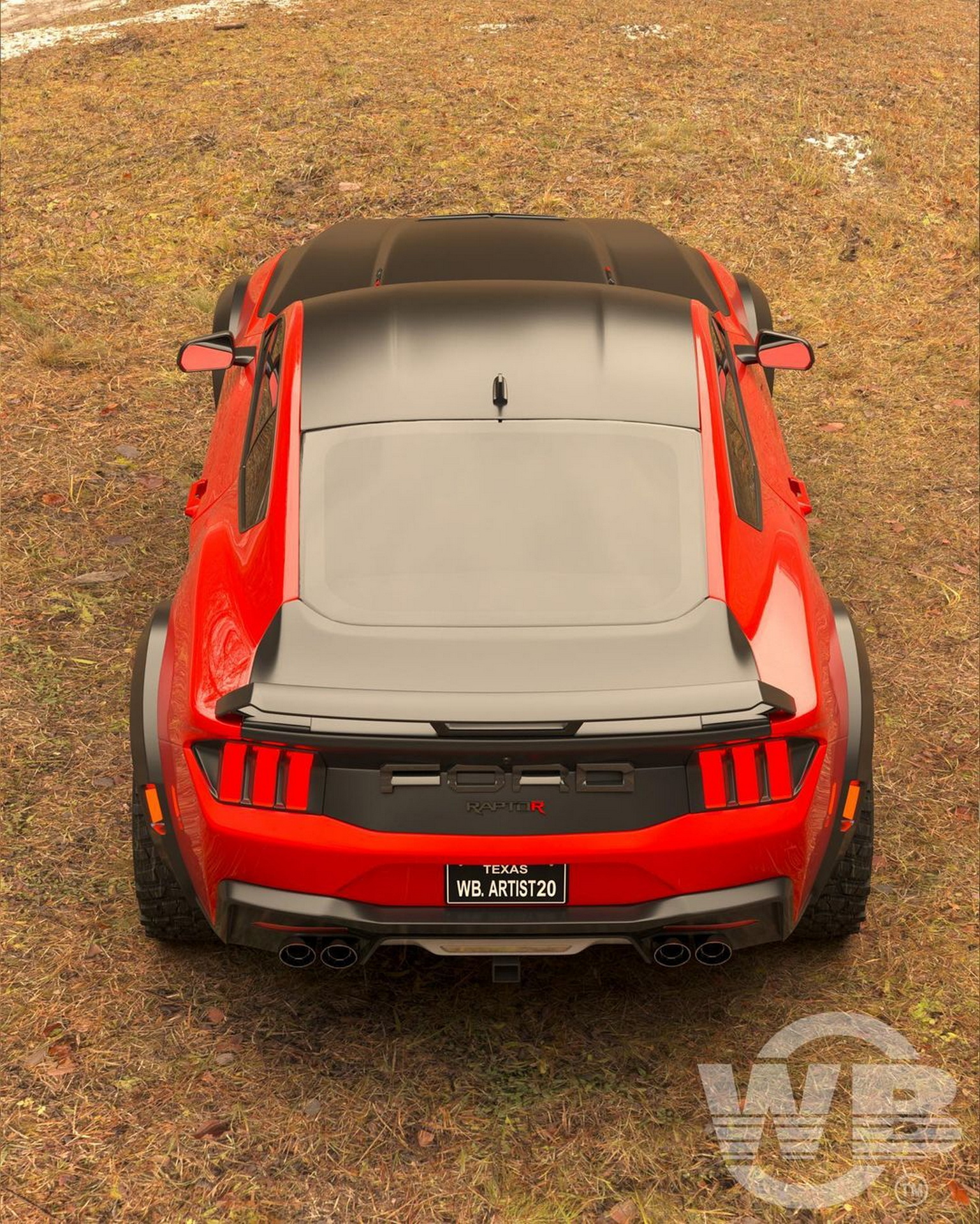 Ford Mustang Raptor R Is An Imaginary Jacked Up Pony That Wed Love To