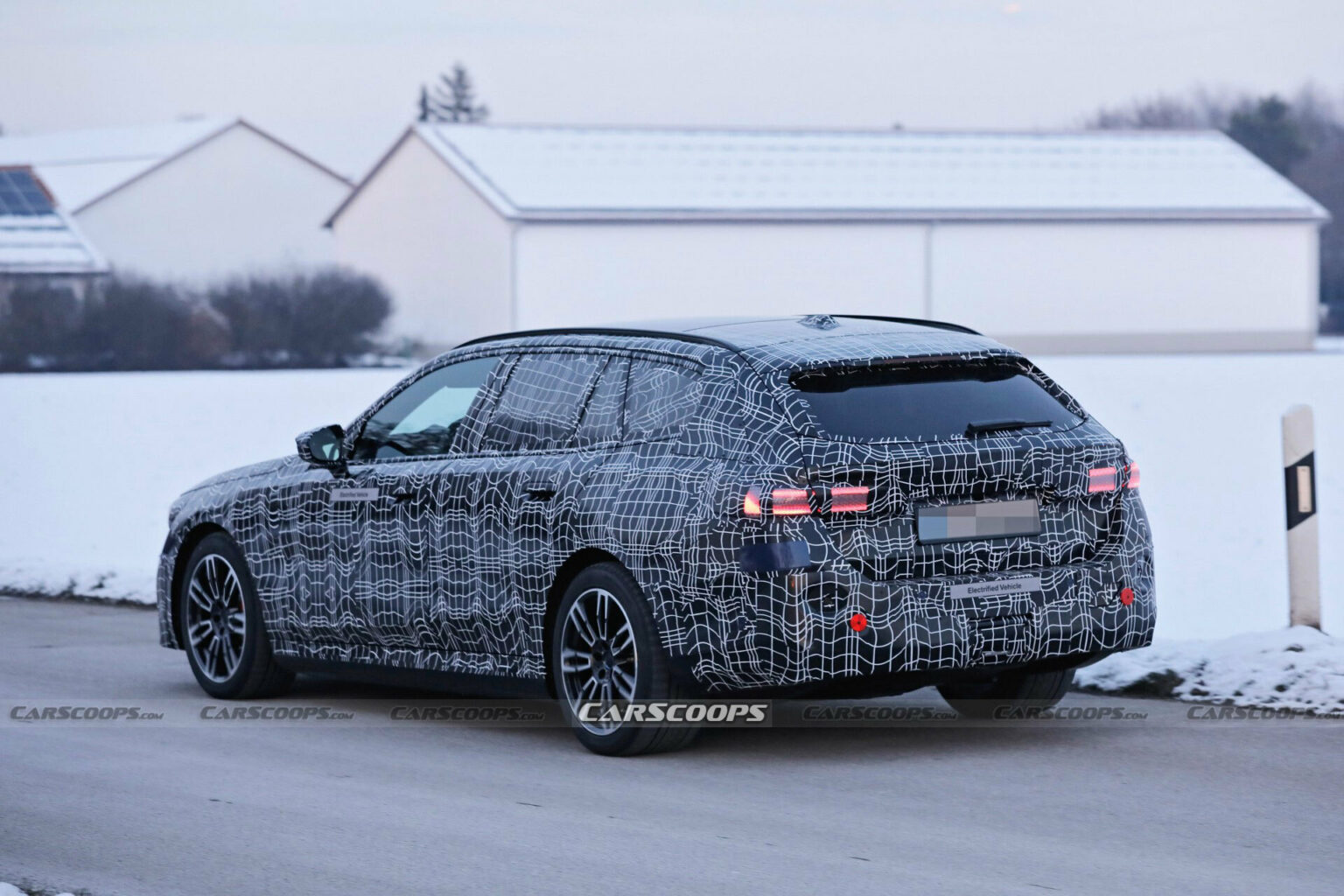 Bmw I Touring Spied As An Electrifying Suv Alternative Carscoops