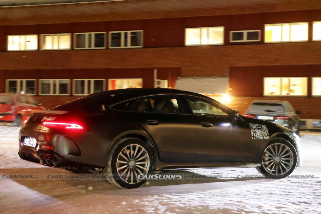 Mercedes Amg Gt Door Spied Inside And Out Facelifted Model Set