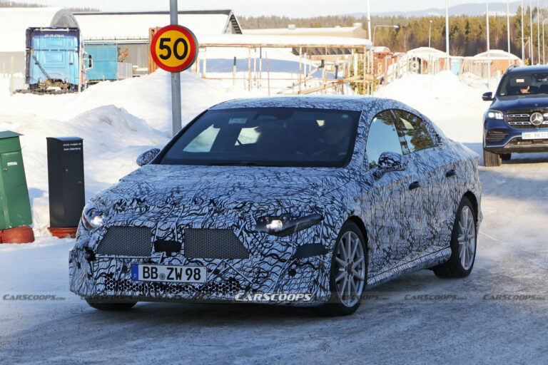 Mercedes Cla Spied With An Electrifying New Design Carscoops