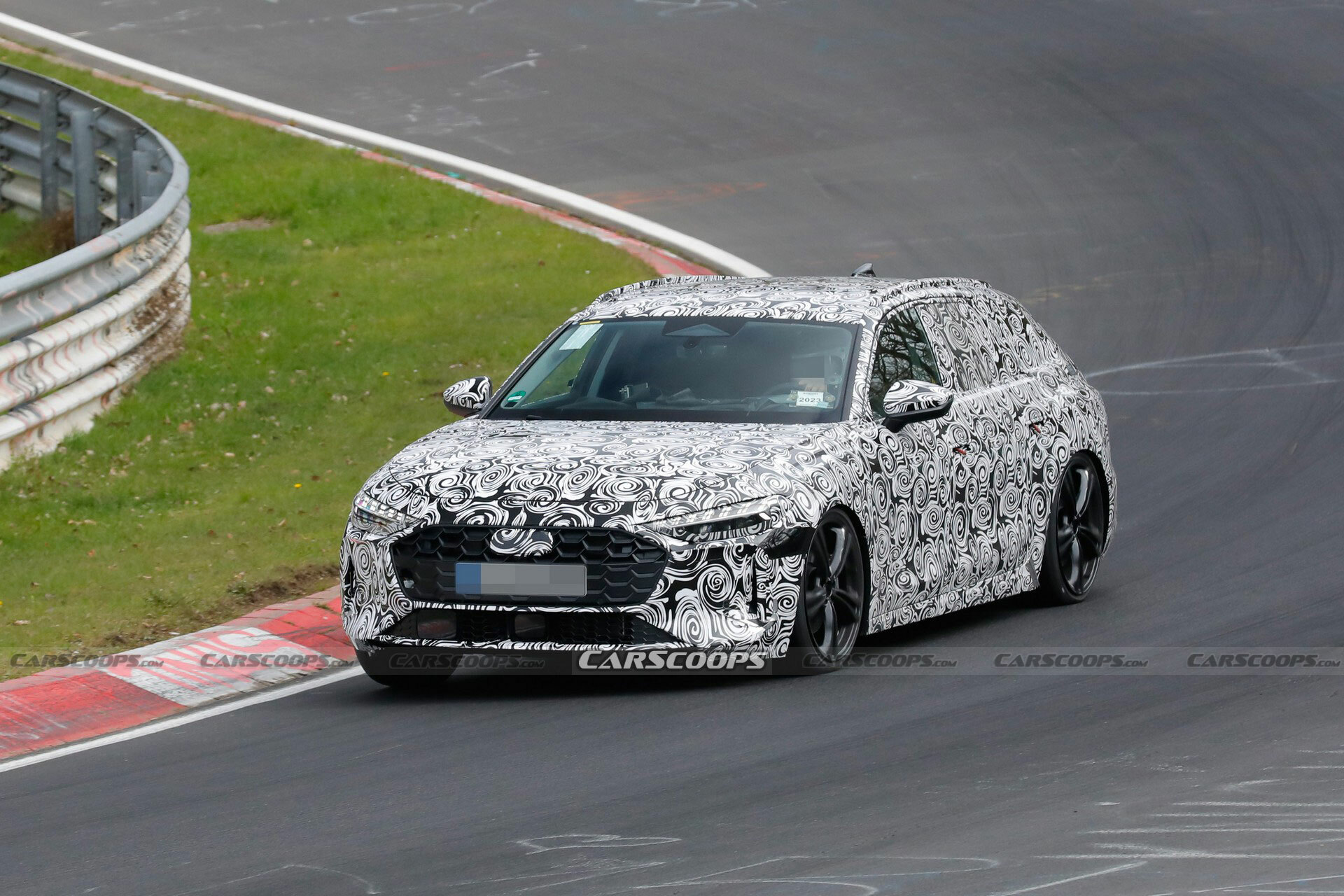 Oh Nein Audis New A Avant Breaks Down On The Nurburgring Carscoops