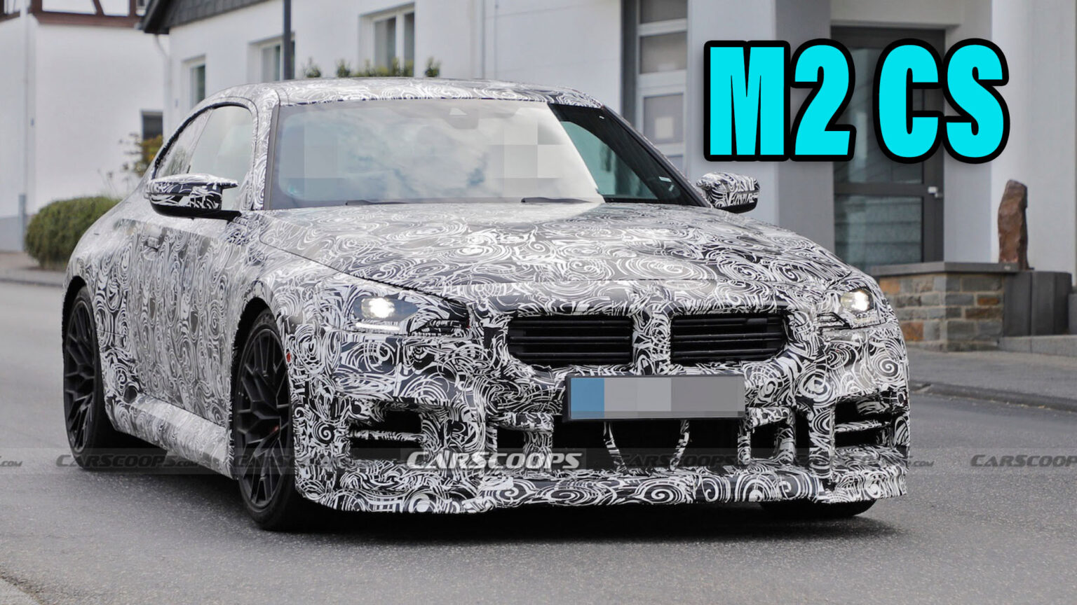 Bmw M Cs Spied Out On The Roads Wearing Csl Wheels Carscoops