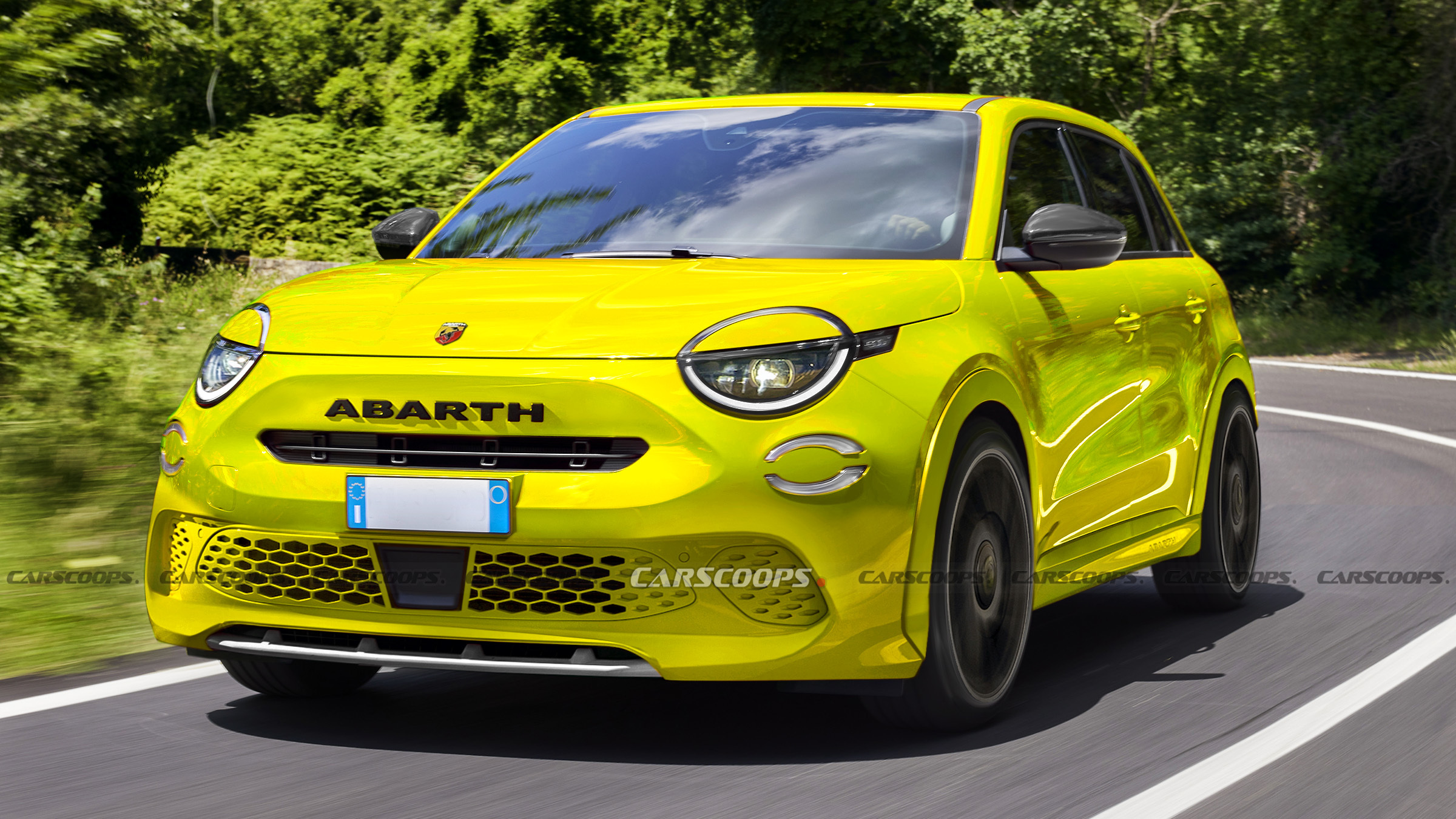 Abarth E Electric Suv Could Get The Scorpions Sting Carscoops