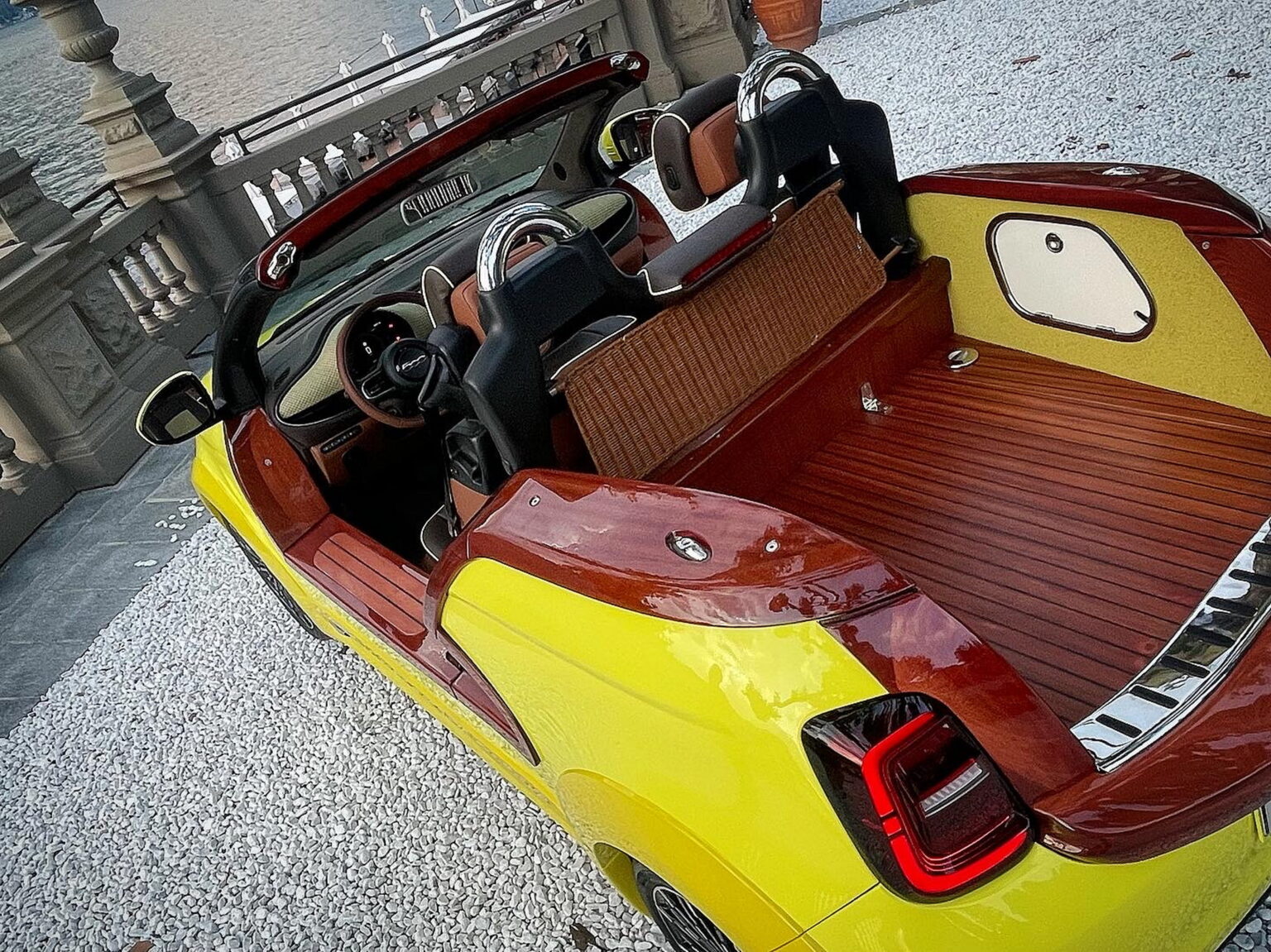 Castagna Milano Chops Fiat E Convertible To Create The Ultimate Lake