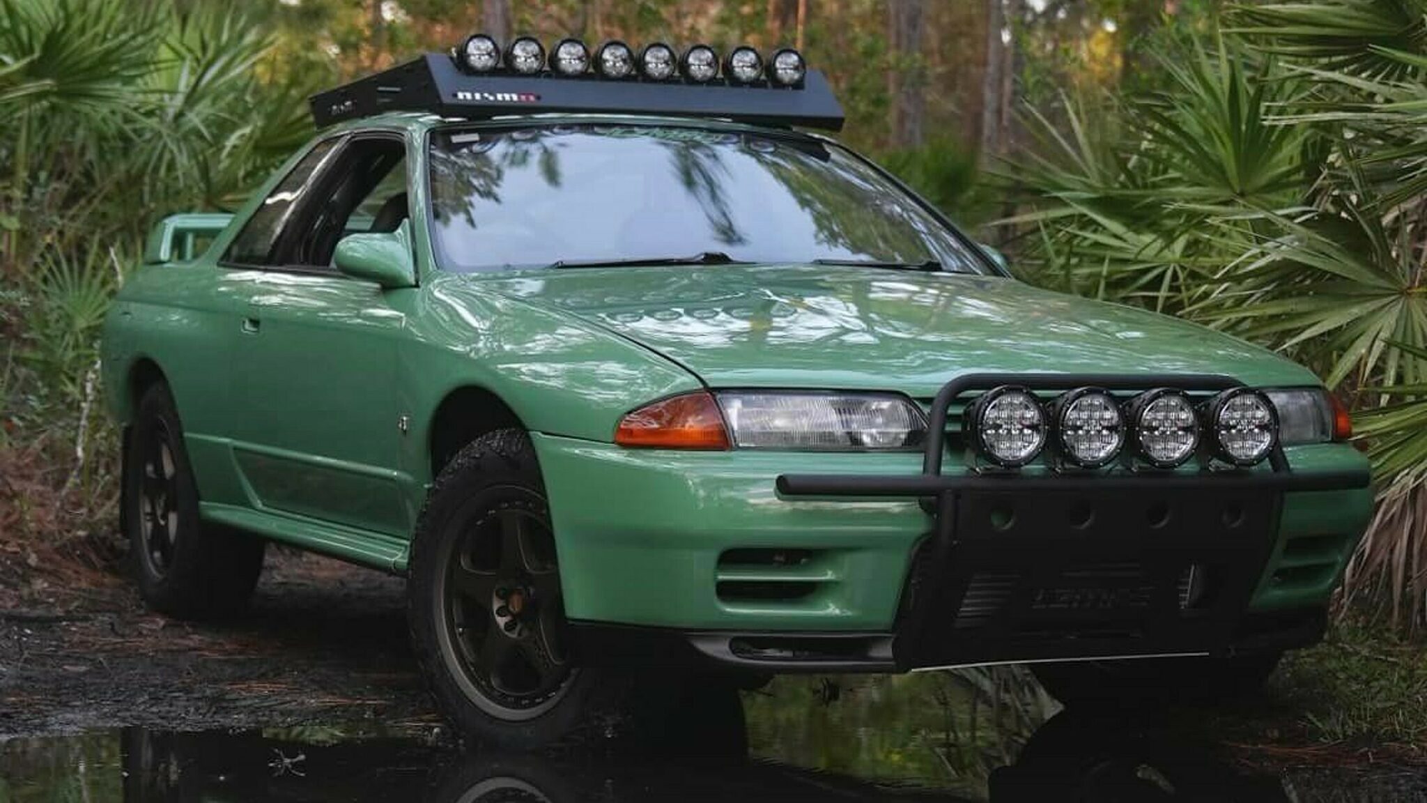 Nissan R32 GT R Looks Surprisingly Cool As A Safari Vehicle Carscoops