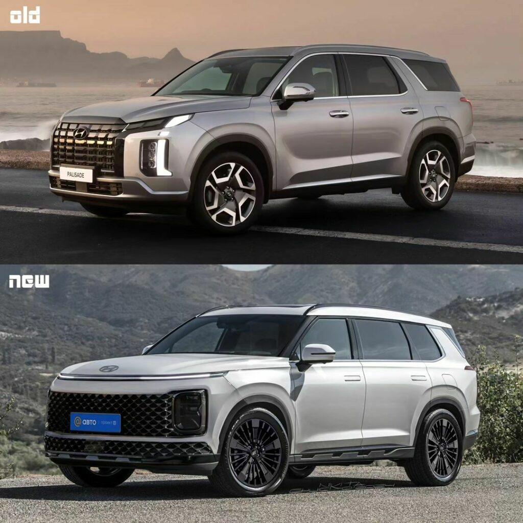 Hyundai Palisade Suvs Edgy Redesign Rendered To Reality Carscoops