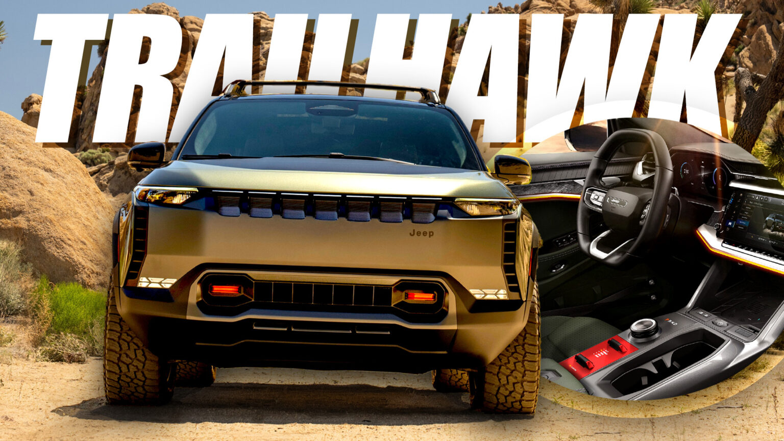 The Wagoneer S Trailhawk Concept Shows Us Jeeps Future Of Ev Off