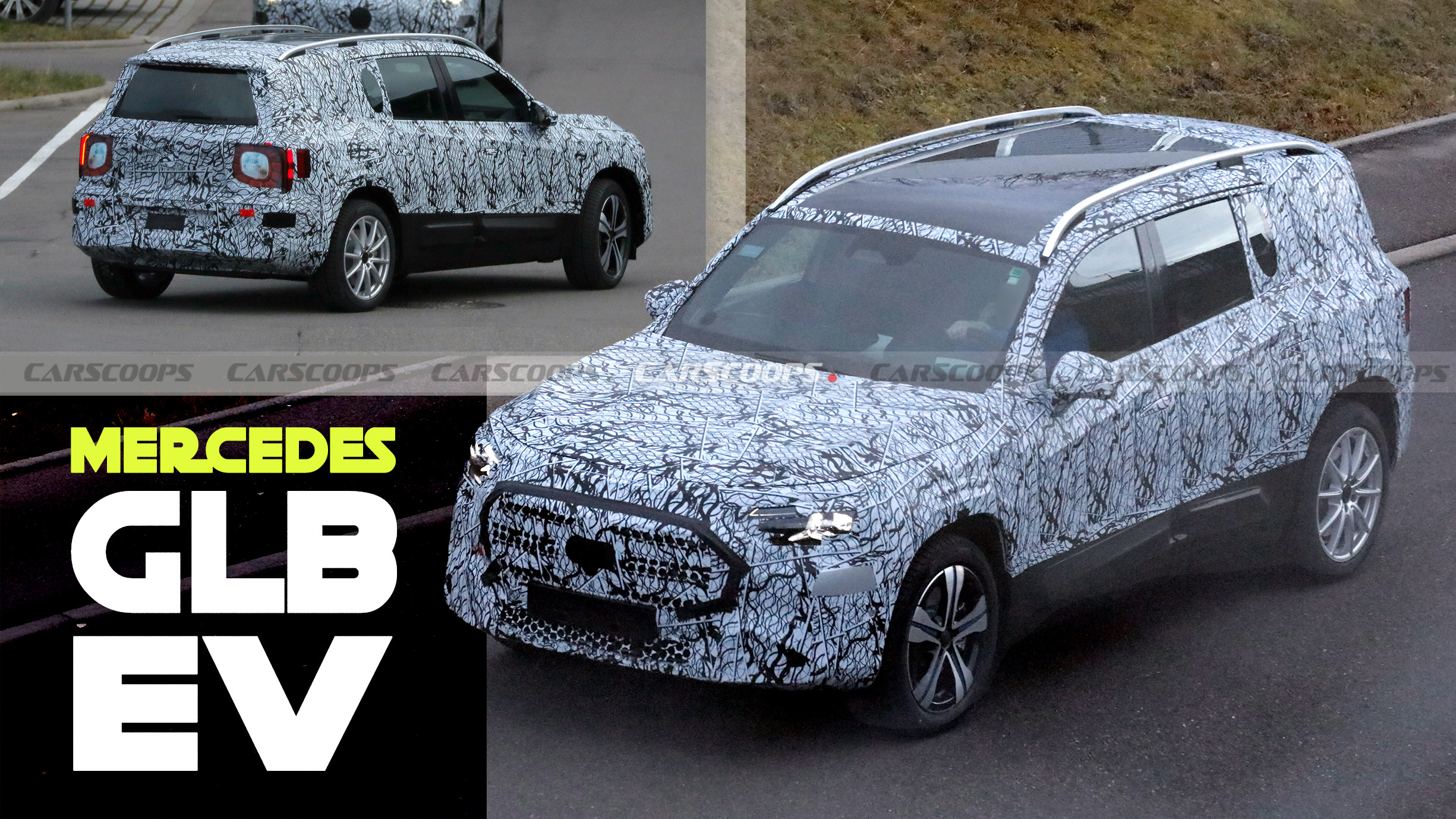 Mercedes Glb Ev Takes Shape On New More Capable Platform Carscoops