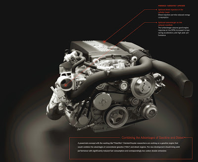  Mercedes DiesOtto Engine: 238Hp 1.8-liter Petrol Unit With Fuel Economy Of A Diesel