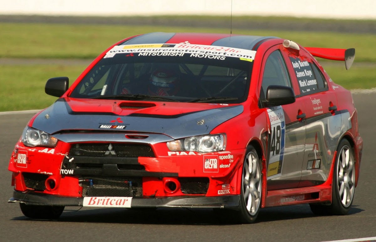 Mitsubishi Lancer EVO X Race Car Debuts at Britcar | Carscoops