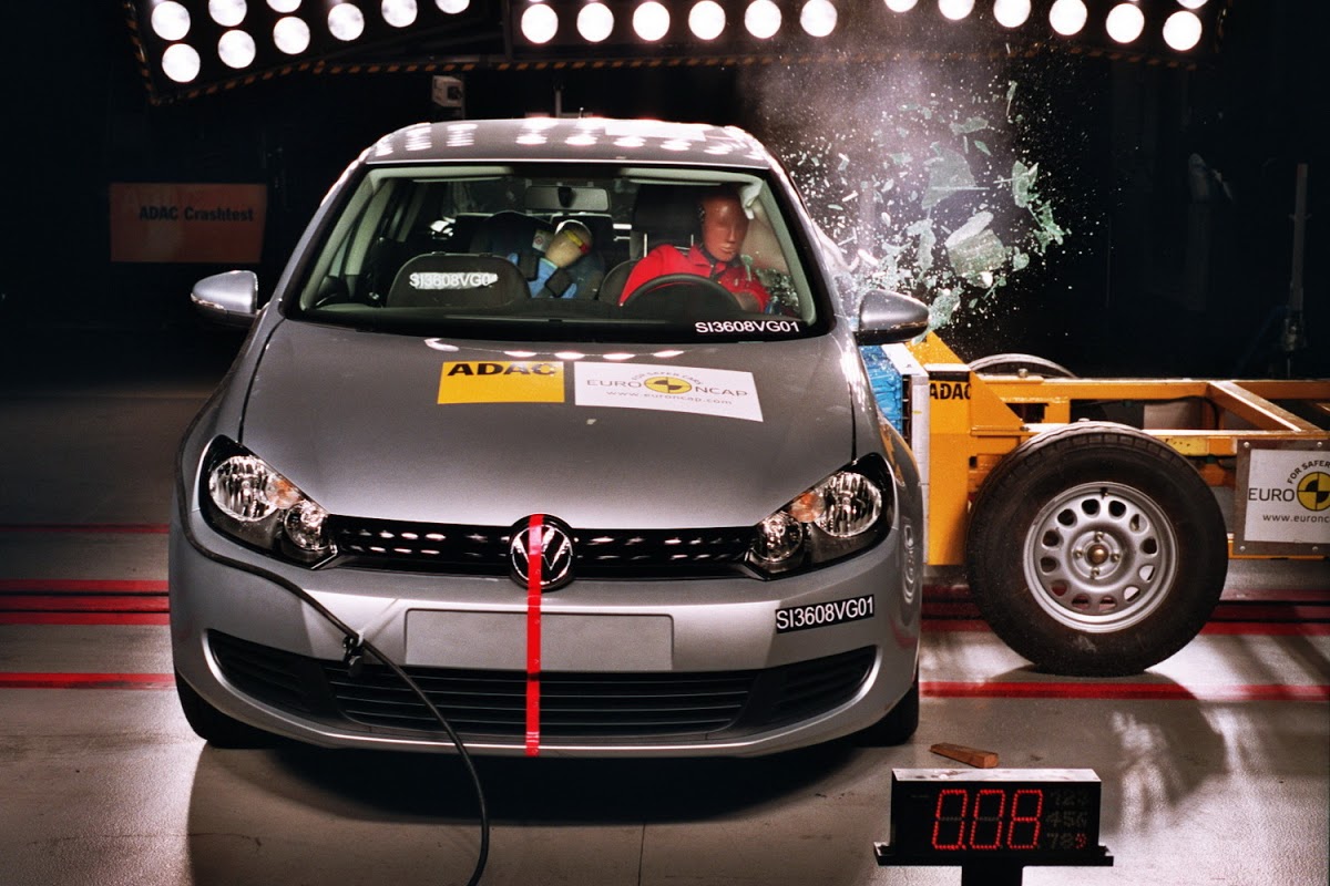 New VW Golf Receives 5-Stars in Updated EuroNCAP Tests