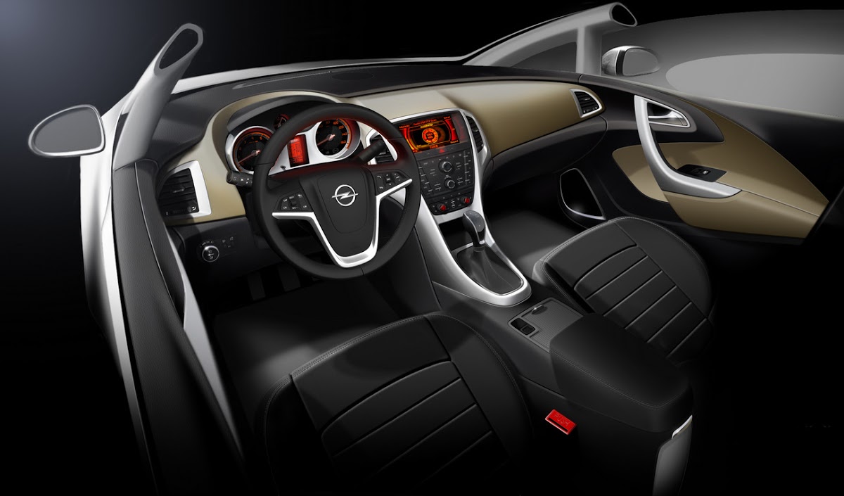 2010 Opel Astra Interior Unveiled: New Gallery with 45 High Res