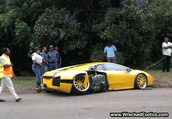 The Wedding Crashers: Lamborghini Murcielago Smashes Into Ferrari F430 at  South African Reception | Carscoops