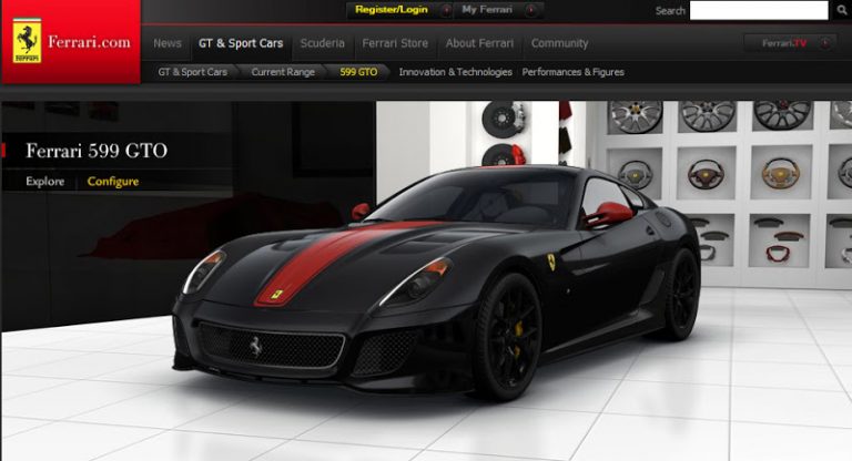 Ferrari configurator ru