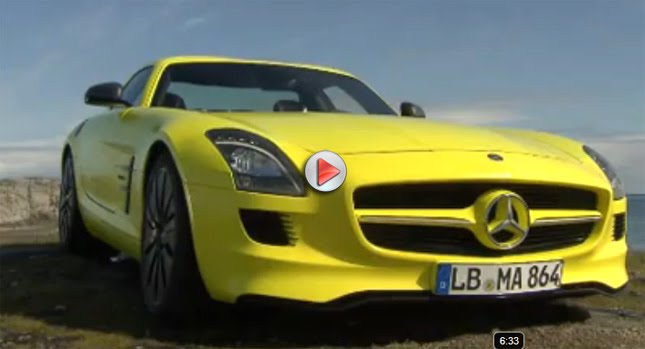 VIDEO: Shhh… It's the Mercedes-Benz SLS AMG E-CELL in Action | Carscoops