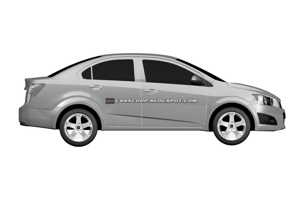 Chevy's Angry-Looking 2012 Aveo Sedan Revealed in Leaked Photos