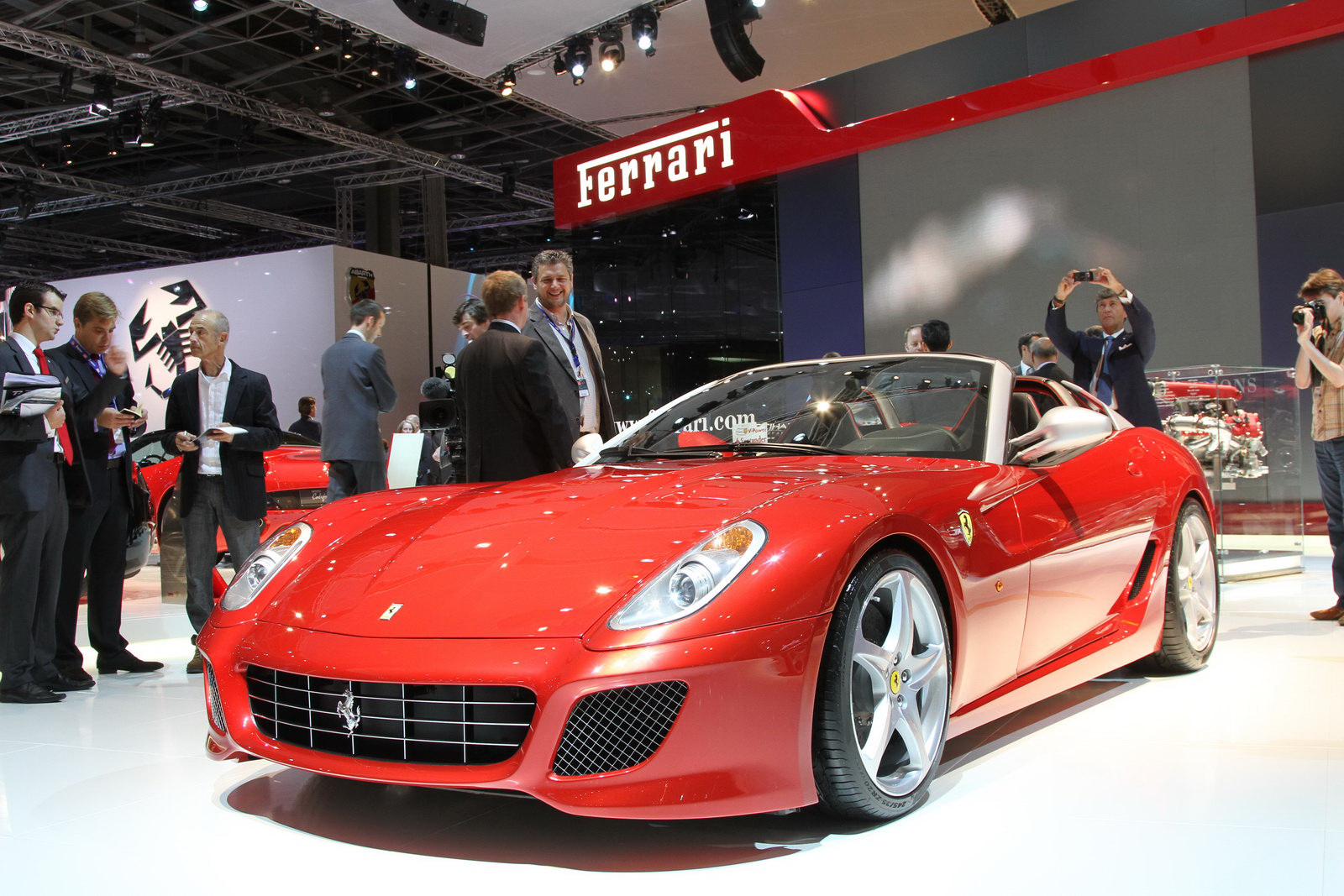 Ferrari's Already Sold Out SA Aperta Roadster Stops by Paris Show ...