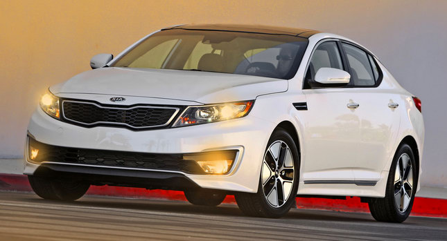 LA Show 2010: KIA Launches Optima Hybrid, Returns 40 mpg Highway ...