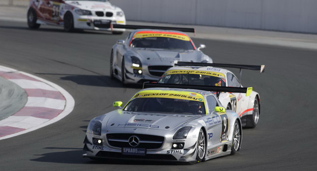  Mercedes-Benz SLS AMG GT3 Takes Third Place in its First 24H Race