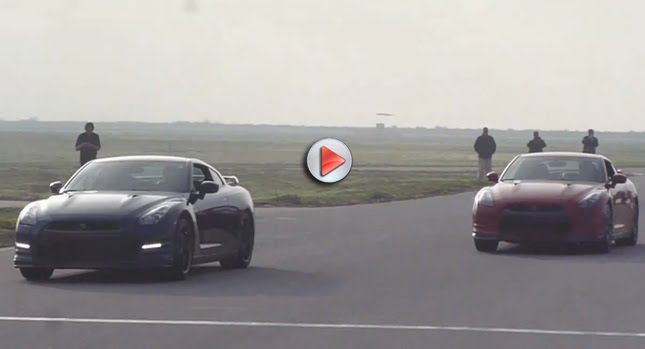  VIDEO: 2012 Nissan GT-R vs 2011 Nissan GT-R Drag Race