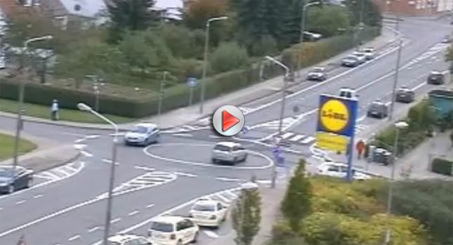  FAIL: Roundabout Mayhem in Germany [Video]