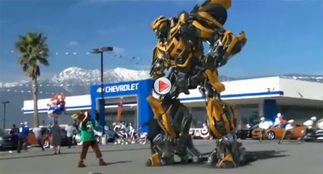  VIDEO: Chevrolet Camaro Transforms into Bumblebee for Super Bowl XLV Ad