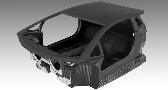  Lamborghini Shows Off Murcielago Replacement’s High-tech Carbon Fiber Composite Monocoque