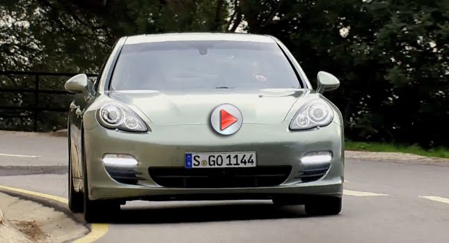  VIDEO: Porsche's 34.6 MPG 2012 Panamera S Hybrid on the Move