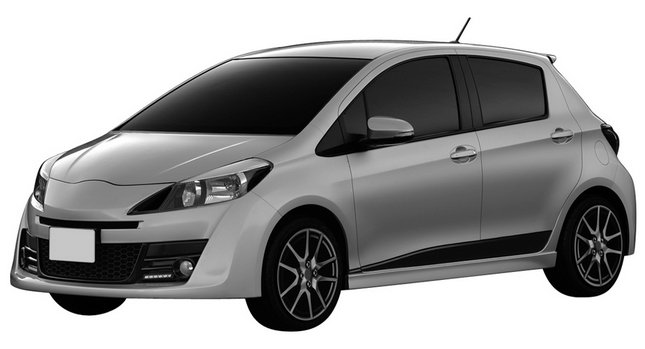  Toyota Patents Designs of Sport Version of New Yaris in Europe