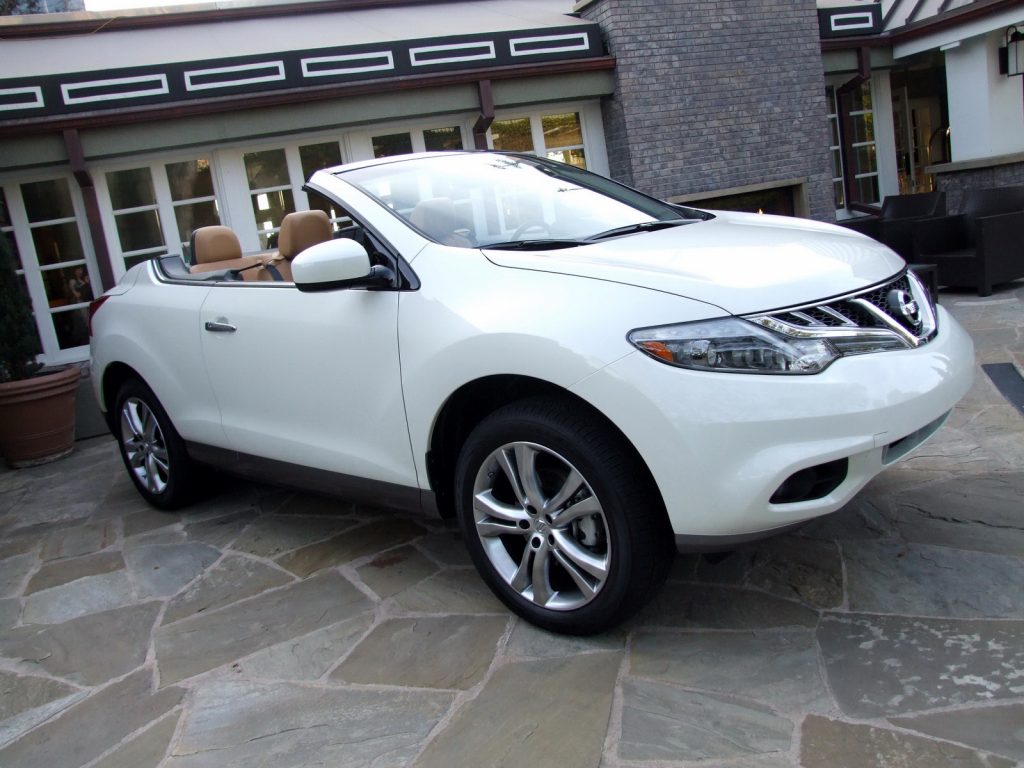 nissan murano convertible white