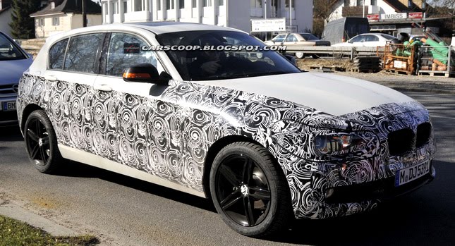  SCOOP: 2012 BMW 1-Series Caught with Less Camouflage