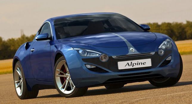  Design Study for a Modern Day Renault Alpine Sports Coupe