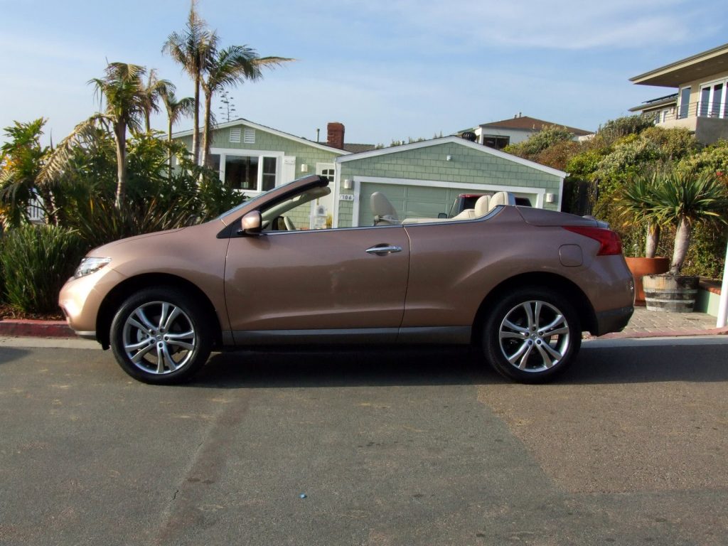 rose gold nissan murano convertible